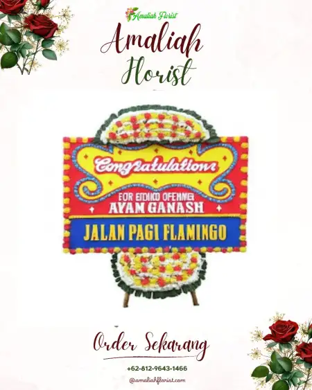 Sewa Papan Bunga Timur